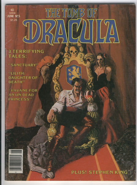 Tomb Of Dracula Magazine #5 Bronze age Horror Classic Stephen King and Colan VGFN