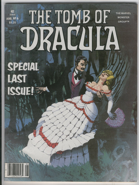 Tomb Of Dracula Magazine #6 HTF Bronze Age Last Issue Colan Art FN
