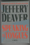 Jeffrey Deaver Speaking In Tongues Hardcover w/ DJ 2000 VG