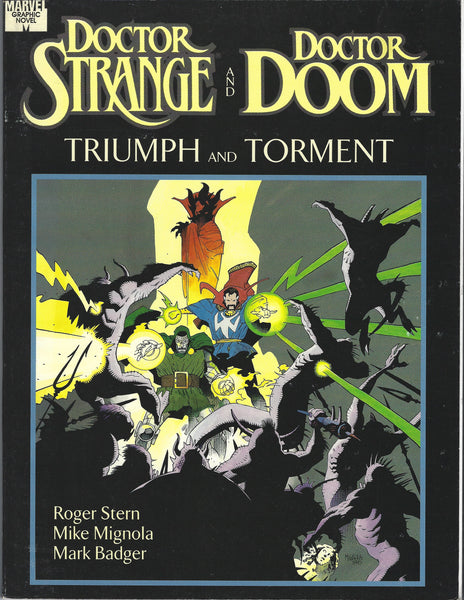 Marvel Graphic Novel Doctor Strange And Doctor Doom Triumph And Torment HTF FVF
