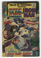 Tales Of Suspense #92 Captain America and Iron Man silver Age Classic GD