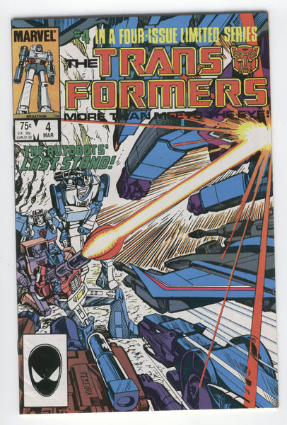 Transformers #4 The Autobots Last Stand HTF early Issue FVF