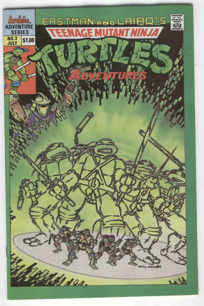 Teenage Mutant Ninja Turtles #3 Archie Series FVF