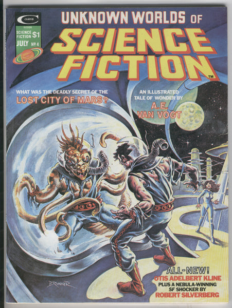 Unknown Worlds Of Science Fiction #4 The Lost City Of Mars Bronze Age Classic VGFN