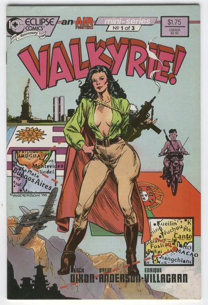 Valkyrie #1 Mini-Series HTF Eclipse Comics VF