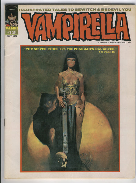 Vampirella #13 The Pharoah's Daughter Bronze Age Horror Mature Readers FN