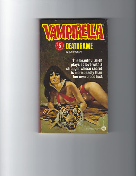 Vampirella #5 Deathgame Vintage Horror Paperback Ron Goulart HTF FN