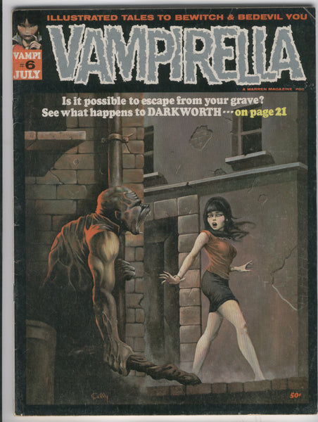 Vampirella #6 Warren Magazine Bronze Age Horror VG