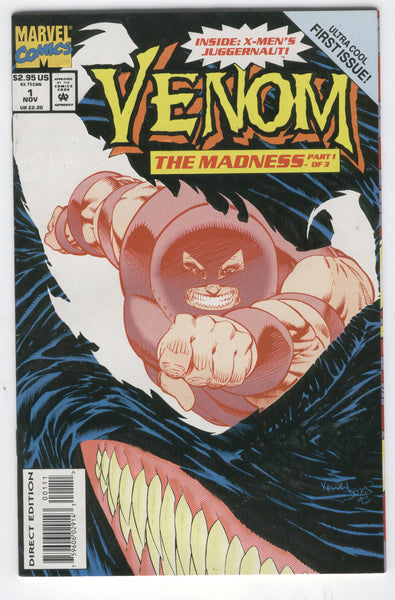 Venom The Madness Mini-Series 1-3 Complete all VF or better