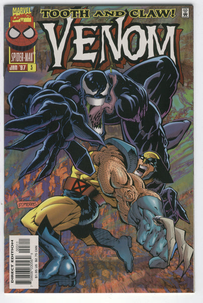 Venom Tooth And Claw Mini-Series #3 Wolverine VFNM