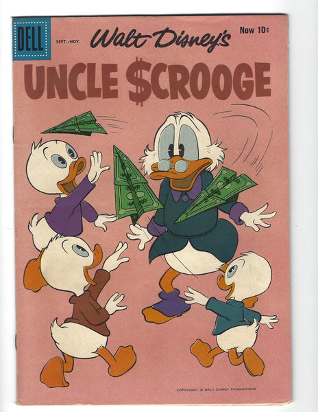 Walt Disney's Uncle Scrooge #23 HTF Golden Age Dell FVF