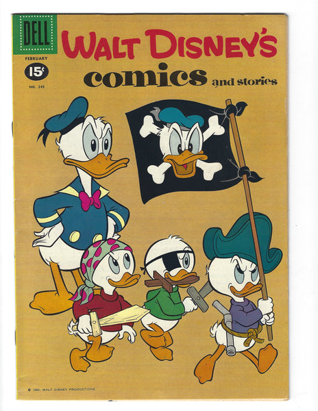 Walt Disney's Comics And Stories #245 Dell FVF