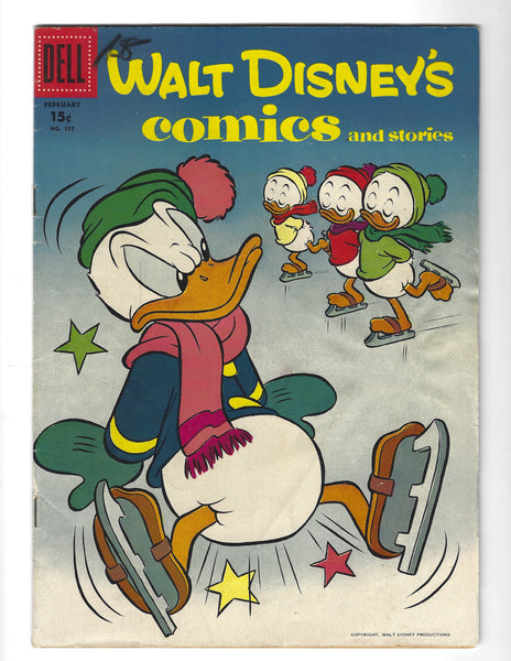 Walt Disney's Comics And Stories #197 HTF Golden Age VGFN