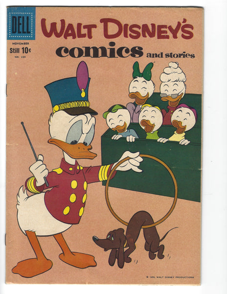Walt Disney's Comics And Stories #230 HTF 10 Cent Dell FN