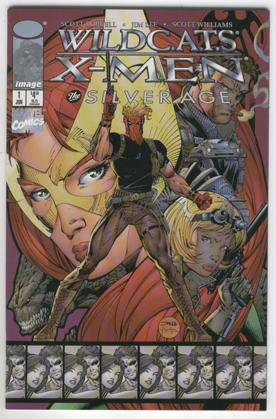 WildC.A.T.S / X-Men The Silver Age #1 Jim Lee Art VFNM