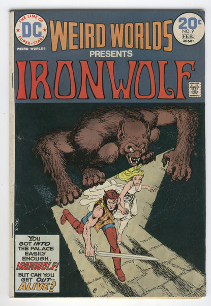 Weird Worlds #9 Iron Wolf Bronze Age Classic VG