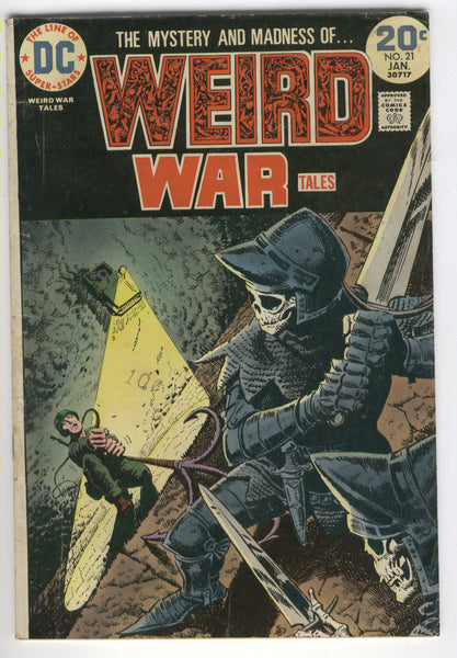 Weird War Tales #21 One Hour To Kill Bronze Age Classic VG