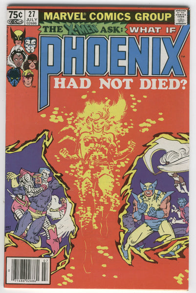 What If #27 featuring The X-Men and Phoenix Had Not Died? HTF News Stand Variant VF