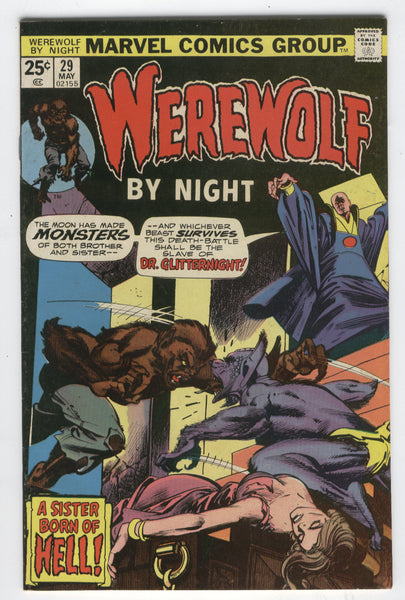 Werewolf By Night #29 A Sister  Born Of Hell Bronze Age Horror Classic FN