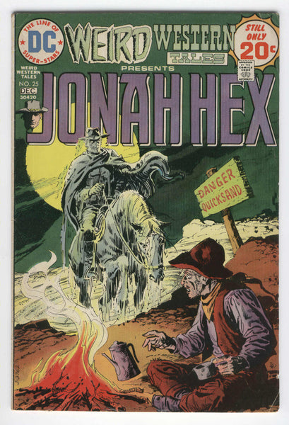 Weird Western Tales #25 Early Jonah Hex Bronze Age Classic FN