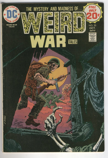 Weird War Tales #30 The Elements Of Death Bronze Age Classic VGFN