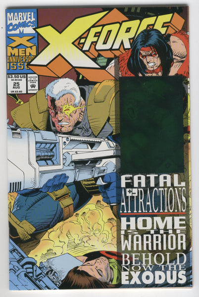 X-Force #25 Fatal Attractions Hologram Cover NM