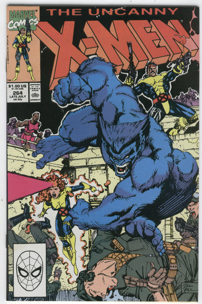 Uncanny X-Men #264 The Beast Fights Back! VF
