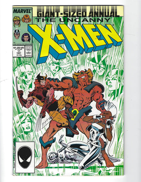 Uncanny X-Men Annual #11 Alan Davis Art! VF