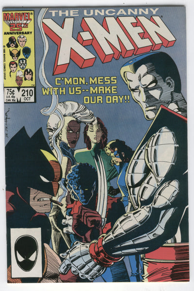 Uncanny X-Men #210 VF